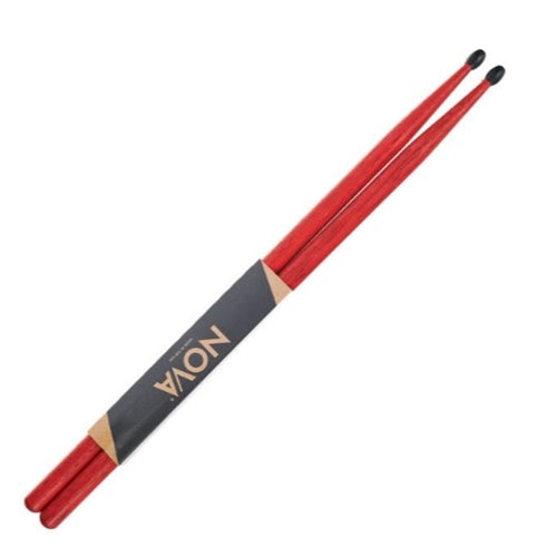 Vic Firth Drum Sticks -Nova 5A Nylon Tip in Red