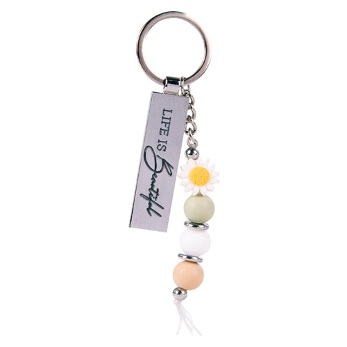 Metal Keyring - Life is Beautiful