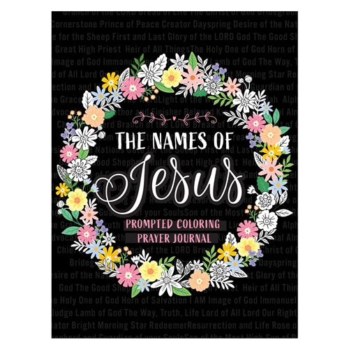 Colouring Prayer Journal -The Names of Jesus Prompted (Paperback)