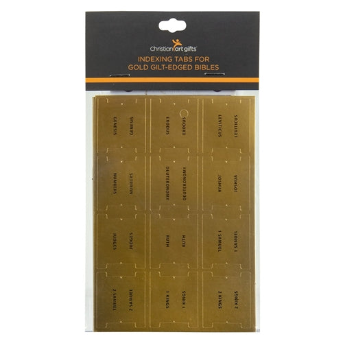 Old And New Testament Gold With Black Indexing Tabs
