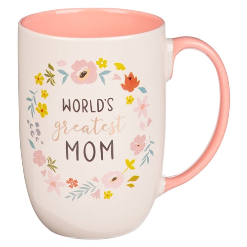 Ceramic Mug - World’s Greatest Mom Floral