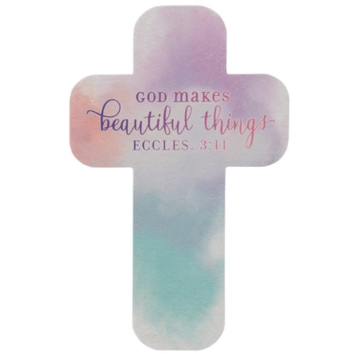 Cross Bookmark Set Of 6 -God Makes Beautiful Things Ecclesiastes 3vs11