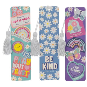Bookmark With Tassel - I Am Strong each