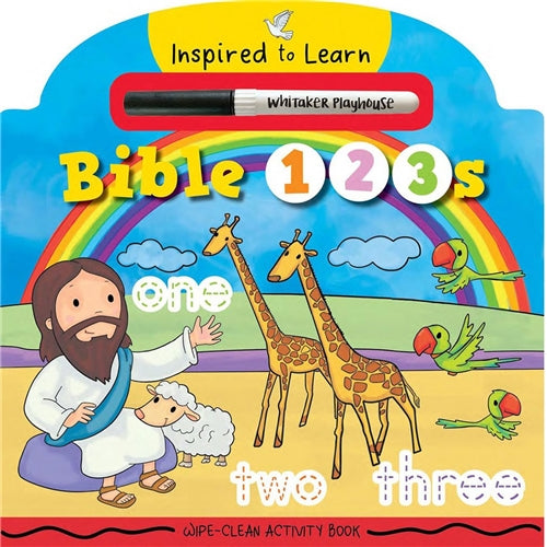 Kid's Book - Bible 123's Wipe-Clean Activity Book (Inspired To Learn)(Board Book)