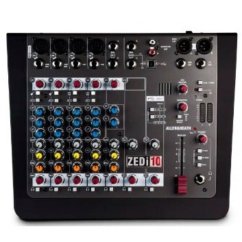 Allen & Heath Mixer ZEDi-10 4 mic/line inputs, 2 stereos, USB