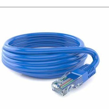 Cable -Cat5e moulded flylead 20M Blue