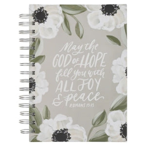 Wirebound Journal - May the God of Hope Fill You with Joy & Peace