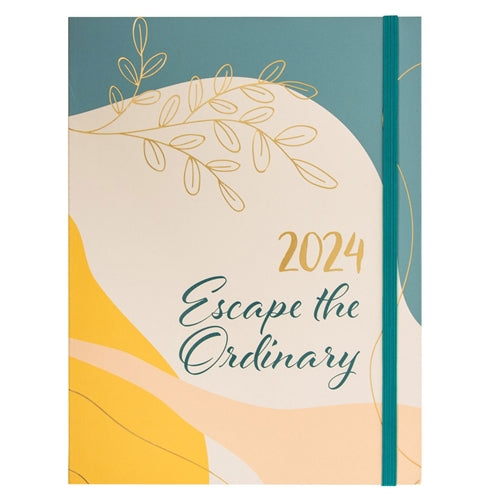 2024 Diary - Daily Planner - Escape the Ordinary - Flexcover