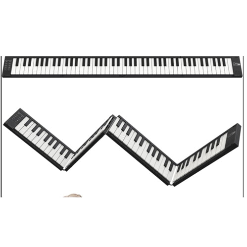 Folding Piano 88 Touch key Black