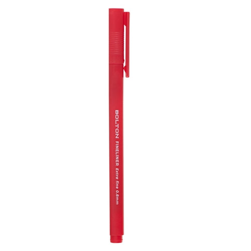 Pen -Bolton Colorful Fineliner Red
