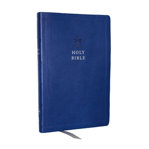 Bible - NKJV Blue Imitation Leather Value Ultra Thinline Bible Comfort Print