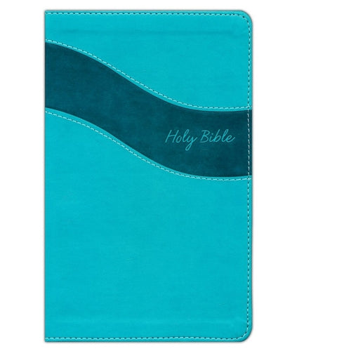 Bible -NIV Teal Imitation Leather Premium Gift Bible Red Letter Comfort Print