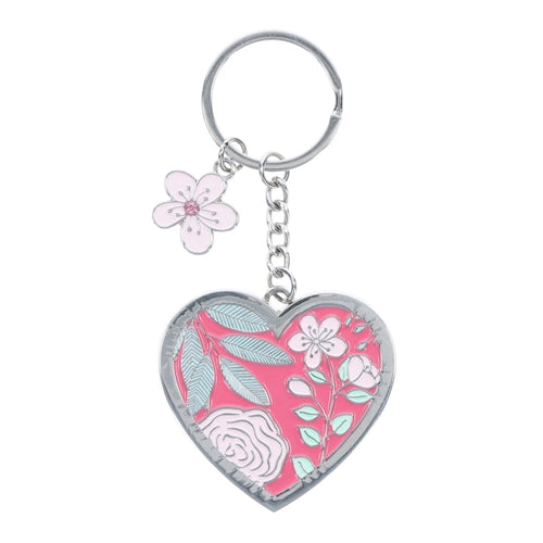 Keyring - Start Each Day with a Grateful Heart - Metal with Charm