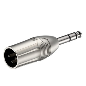 Roxtone Adapter -6.3mm stereo plug to 3P XLR male