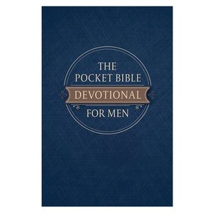 Pocket Bible Devotional For Men Navy (Paperback)