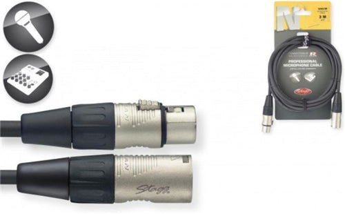 Stagg XLR-XLR Microphone Cable 3M