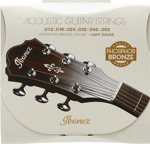 Ibanez Acoustic Guitar Strings Light Gauge Phosphor Bronze Wound