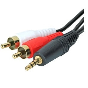 Parrot Cable -Audio 3.5mm Jack to Two Male RCA 1.8M