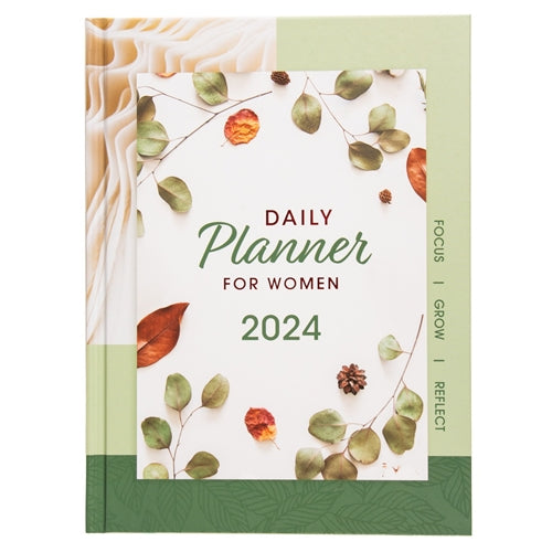 2024 Diary - Daily Planner - Lifestyle for Women - Hardcover