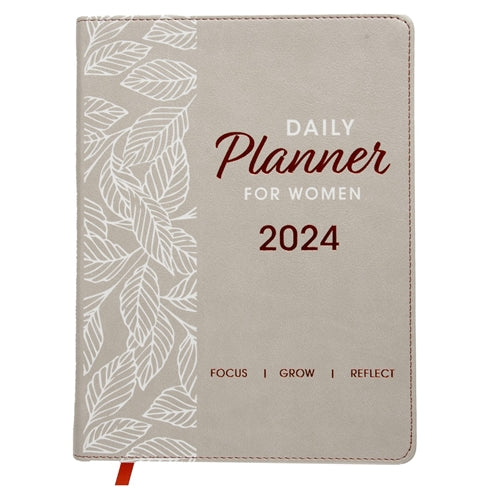 2024 Diary - Daily Planner - Inspirational - Beautiful Capable Inspiring - Wire-bound