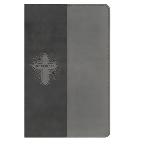 Bible -NIV Grey Imitation Leather Thinline Bible for Kids Comfort Print