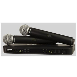 Shure BLX288 Dual SM58 Wireless Microphone Vocal System M17