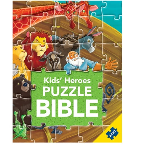 Kids' Heroes Puzzle Bible - Kids Puzzle Bibles (Hardcover)