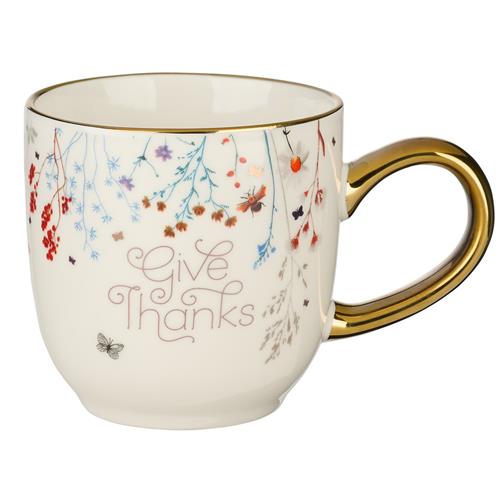 Ceramic Mug -Give Thanks