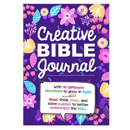 Creative Bible Journal- With 40 Different Devotions to Grow in Faith (Hardcover)