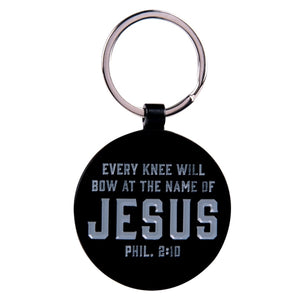 Metal Keyring - Every Knee Will Bow at the Name of Jesus