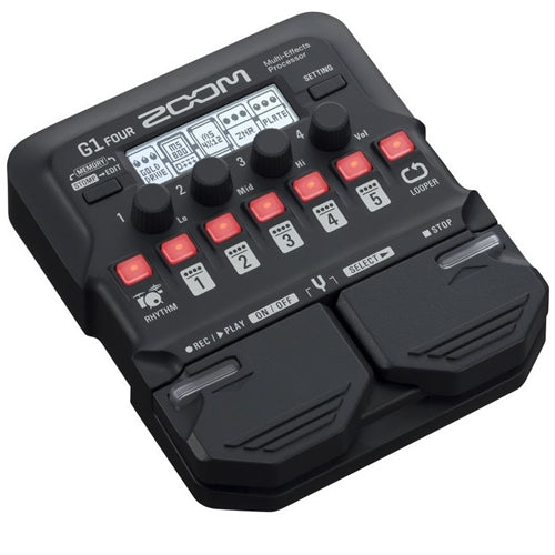 Zoom G1 FOUR Guitar Multi-Effects Pedal