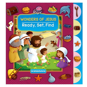 Kid's book - Wonders of Jesus - Ready, Set, Find (Board Book)