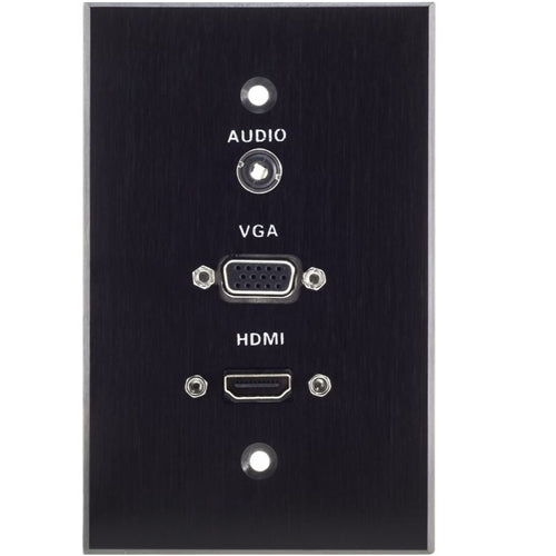 Wall Plate - 1 VGA, 1 HDMI and 1 AUD