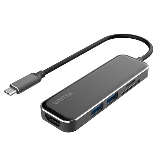 Unitek USB3.1 Type-C 2-PORT USB Hub with HDMI and Card Reader (D1036A)