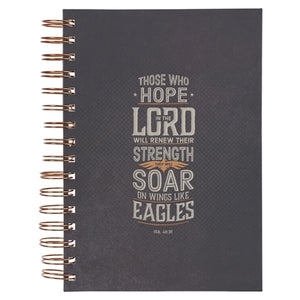 Hardcover Wirebound Journal - Those Who Hope in the Lord (Large)