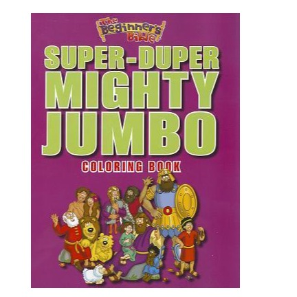 Super-Duper Mighty Jumbo Coloring Book (Beginner's Bible Series)