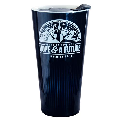 Ceramic Travel Mug -Hope and A Future