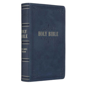 Bible -KJV Giant Print With Thumb Indexed Dark Blue (Imitation Leather)