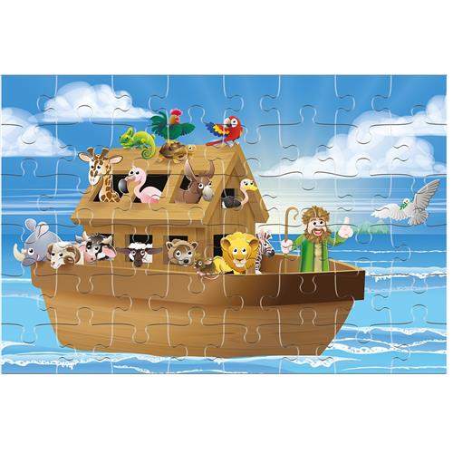 Cardboard Puzzle 48 Jumbo Pieces -God Is Good to All Psalm