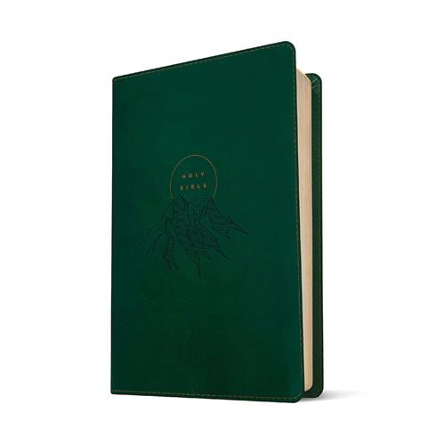 Bible  -NLT Filament Thinline Reference Bible, Large Print, Evergreen Mountain