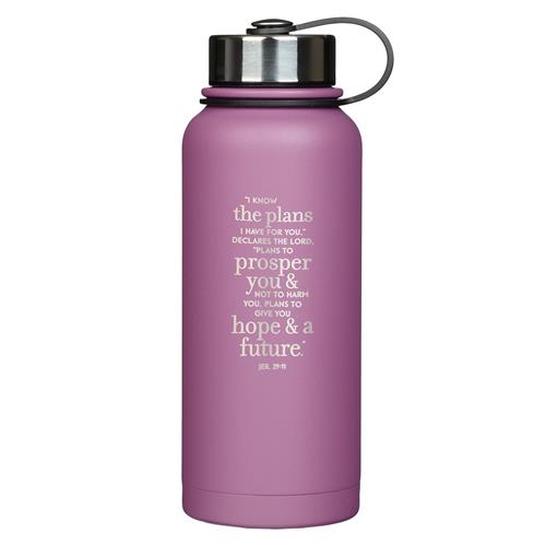 Stainless Steel Bottle -I Know The Plans Jeremiah 2911