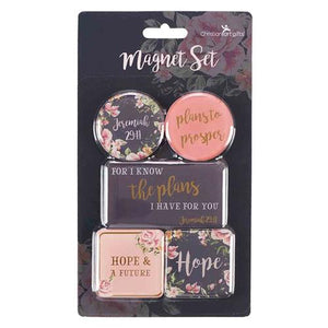 Magnet Set -For I Know The Plans I Have For You (Set Of 5)