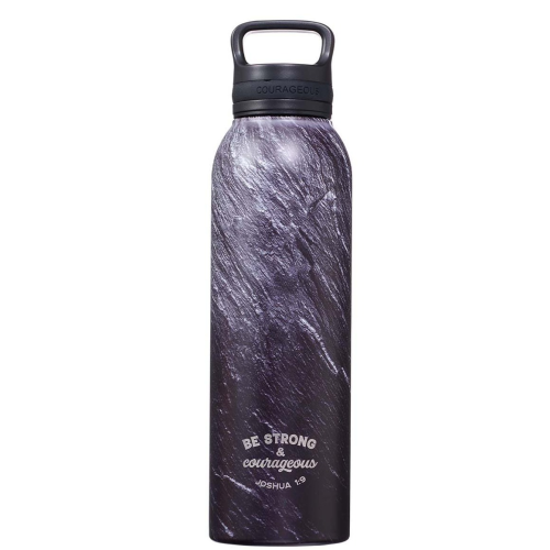 Stainless Steel Bottle - Be Strong & Courageous