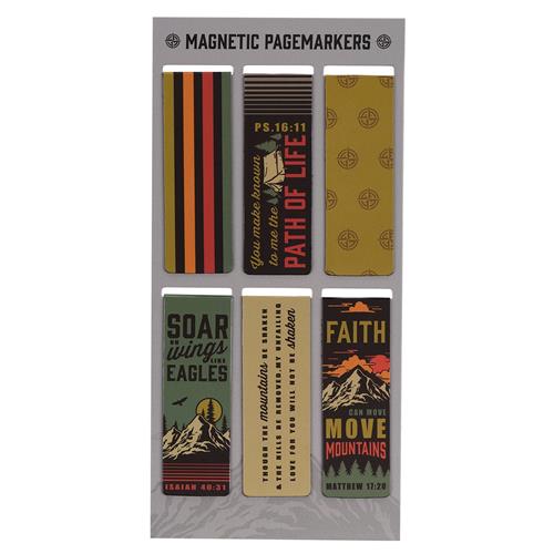 Magnetic Pagemarkers -Faith Moves Mountains