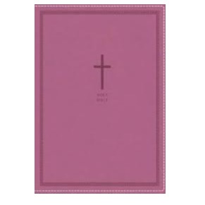NKJV Large Print Compact Reference Bible (Pink)