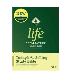 Bible -NLT Life Application Study Bible Third Edition Red Letter (Hardcover)