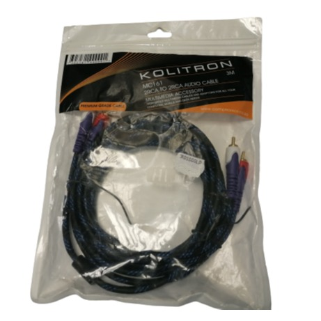 Kolitron 2RCA to 2RCA Audio Cable 3m