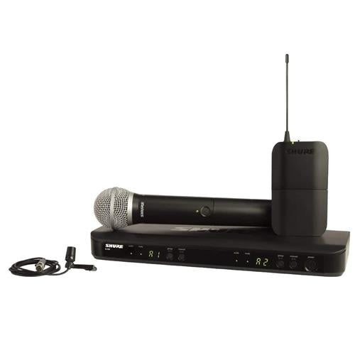 Shure Wireless Combo System with PG58 Handheld and CVL Lavalier