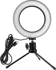 7" LED Ring Light with Mini Tripod and Phone Holder