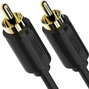 Cable -Unitek 2RCA TO 2RCA Male to Male  10M